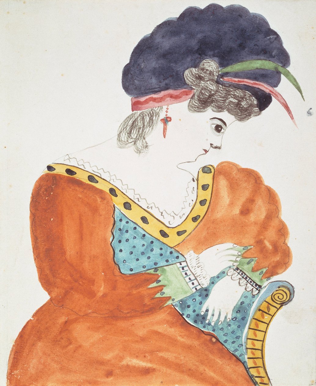 Junge Frau mit Turban von Mary Ann Willson