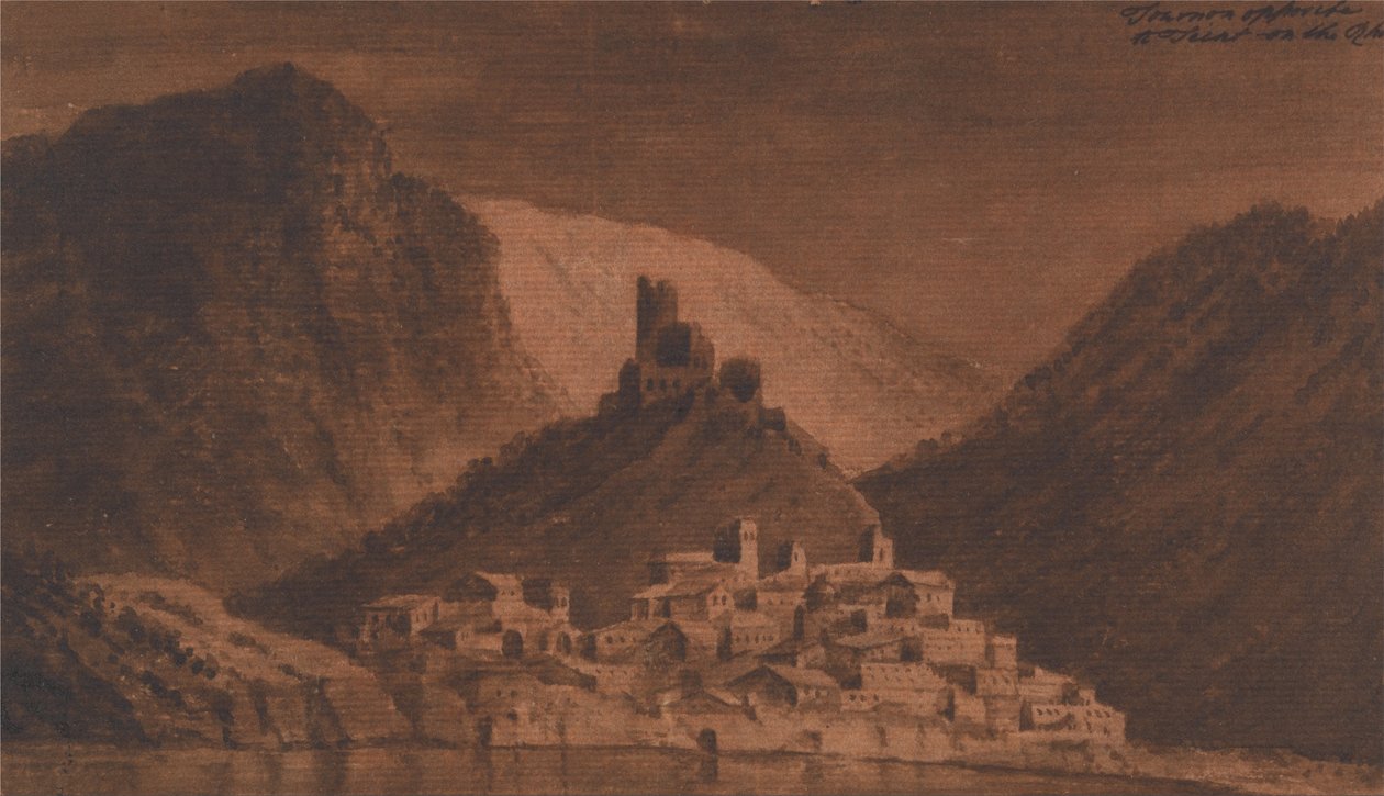 Tournon gegenüber von Teint am Rhone von Mary Harcourt