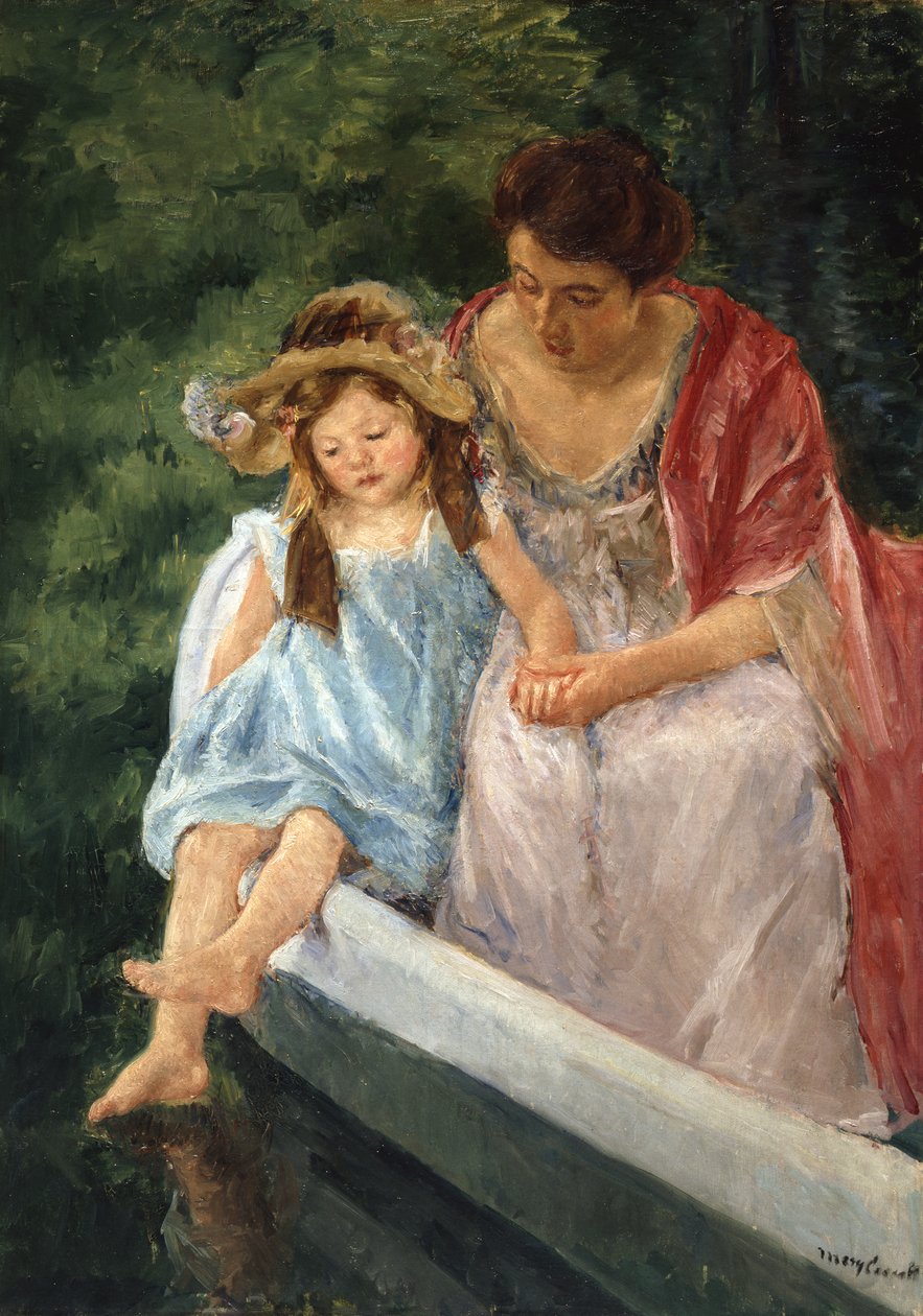 Mutter und Kind im Boot von Mary Cassatt