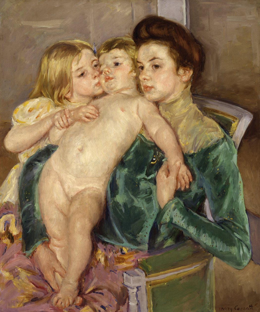 Die Liebkosung von Mary Cassatt
