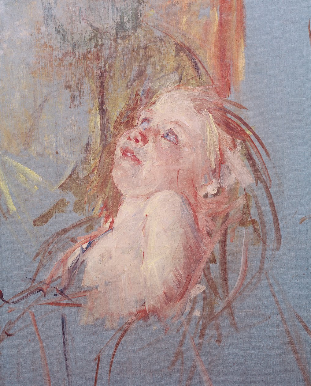 Kleines Kind in den Armen seiner Mutter von Mary Cassatt