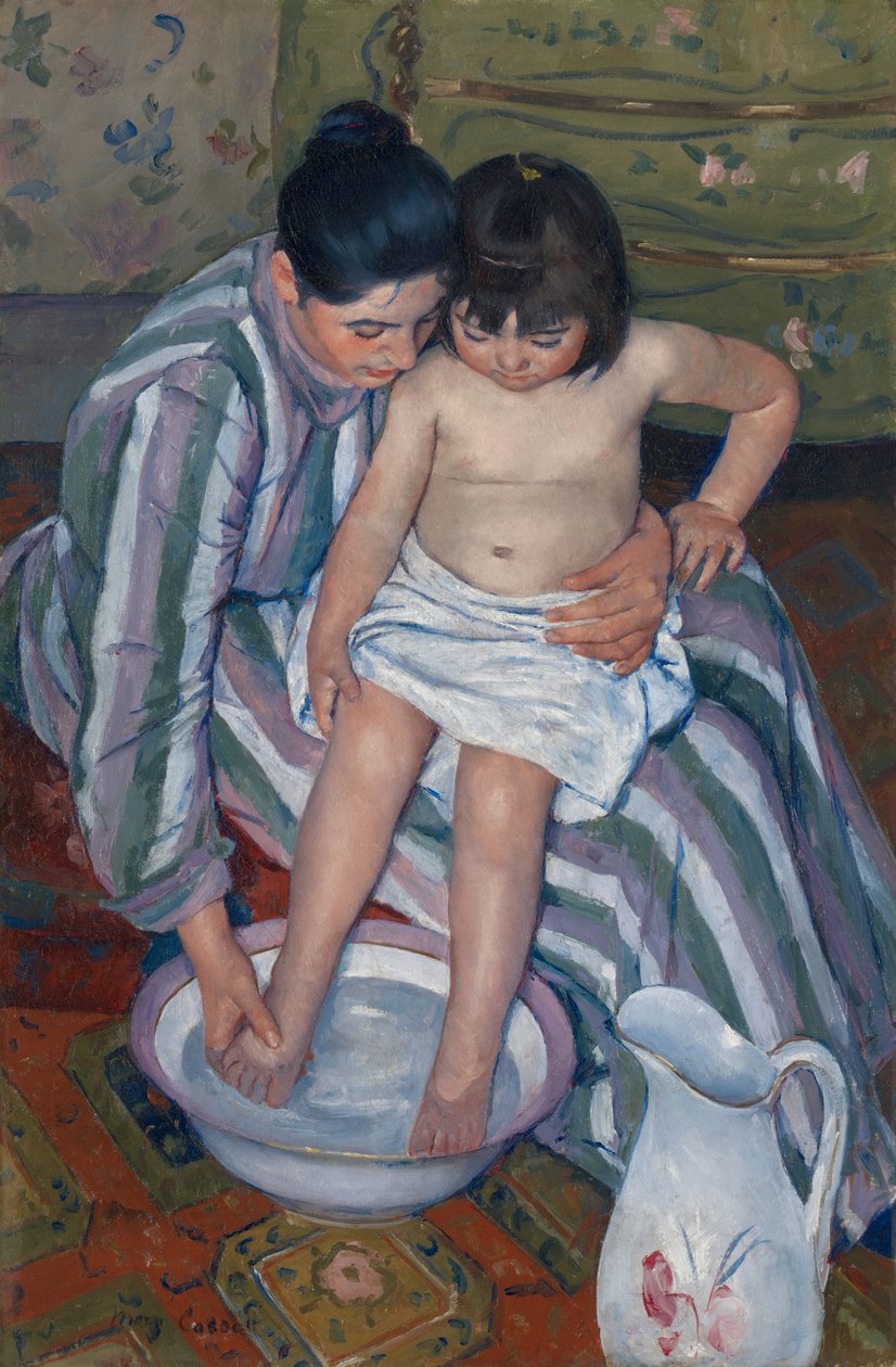 Das Bad des Kindes, 1893 von Mary Cassatt