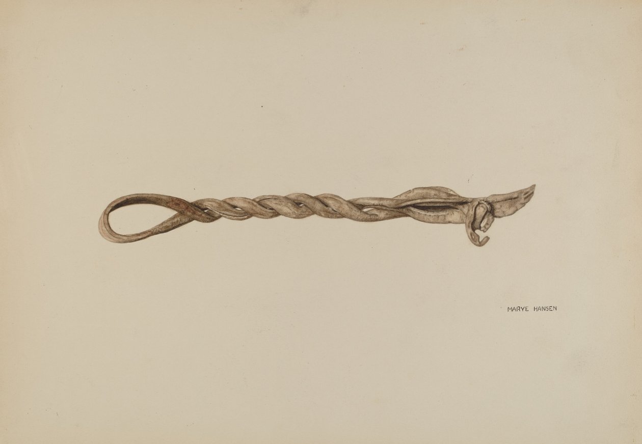Pferdefessel, ca. 1939 von Mary Hansen