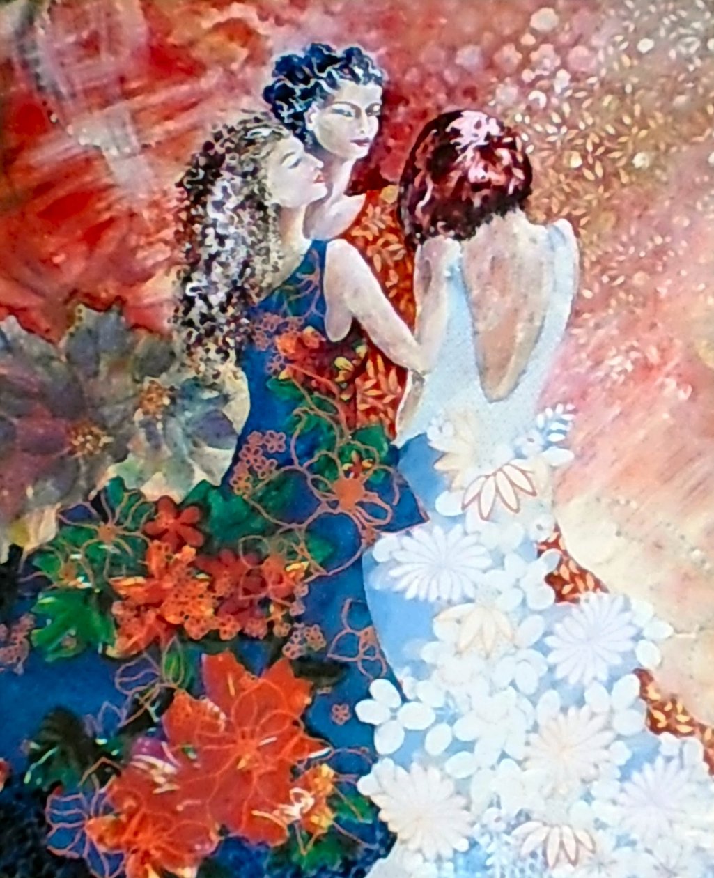 Damen in Blumenkleidern von Mary Smith