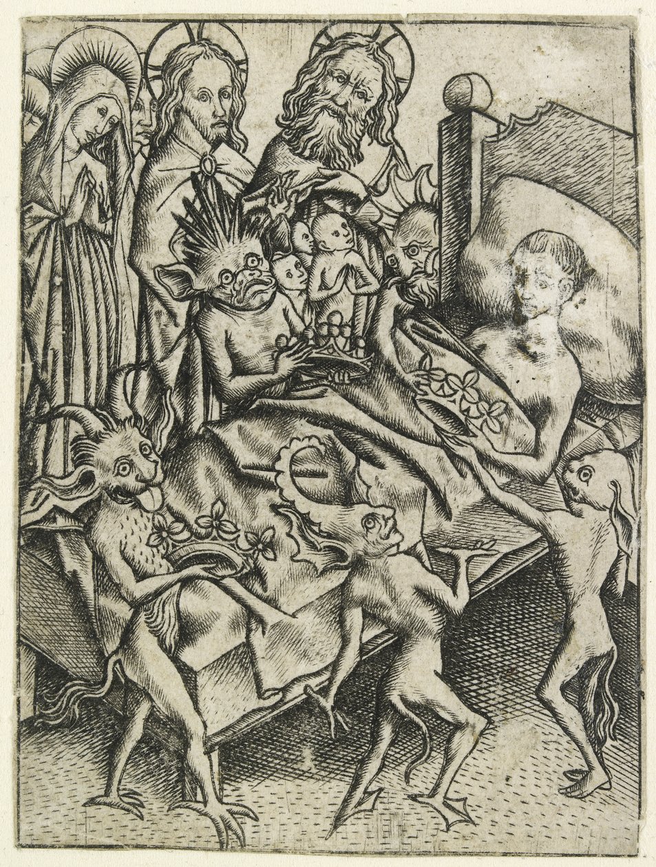 Die Versuchung der Habgier von Master E. S.