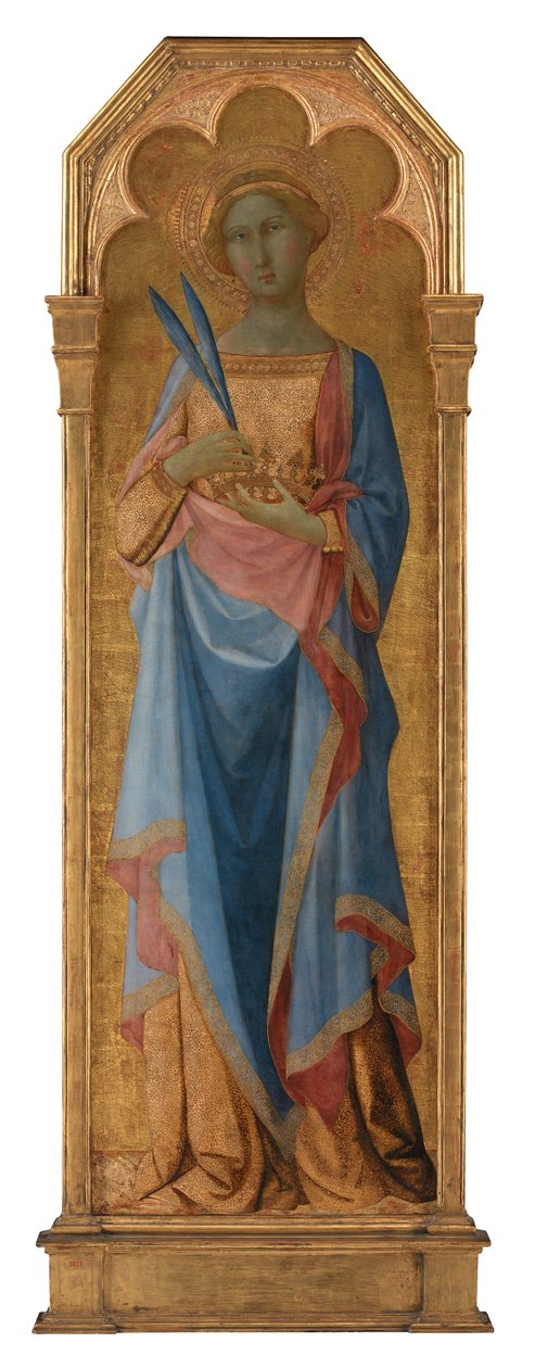 Heilige Corona von Master of Palazzo Venezia Madonna