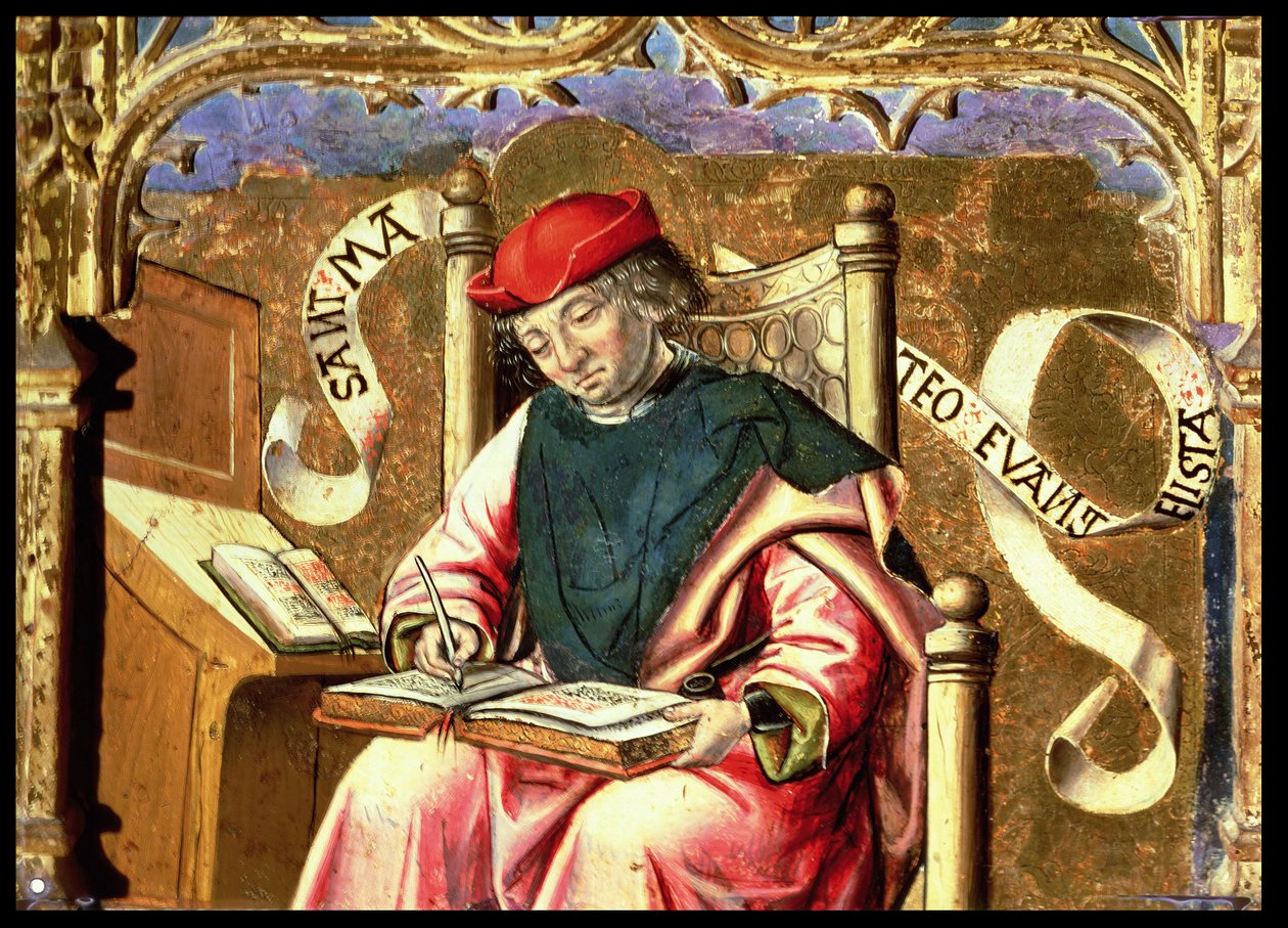 St. Matthäus: Detail des Altars von Master of Paredes