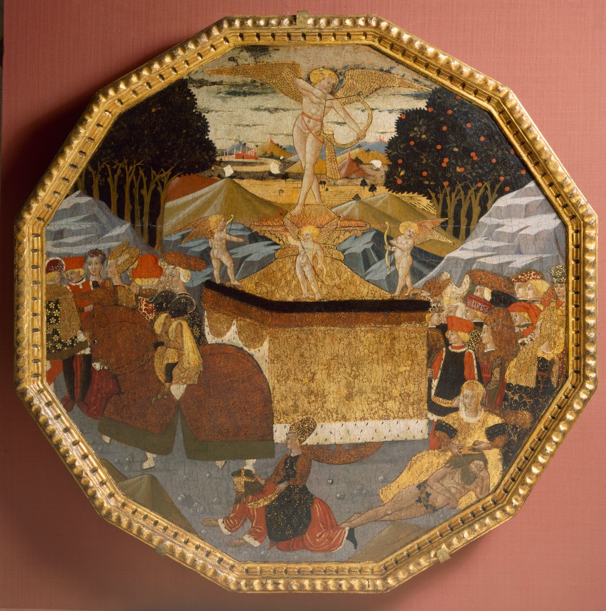 Geburtstablett: Der Triumph der Liebe, ca. 1450 von Master of the Cassoni