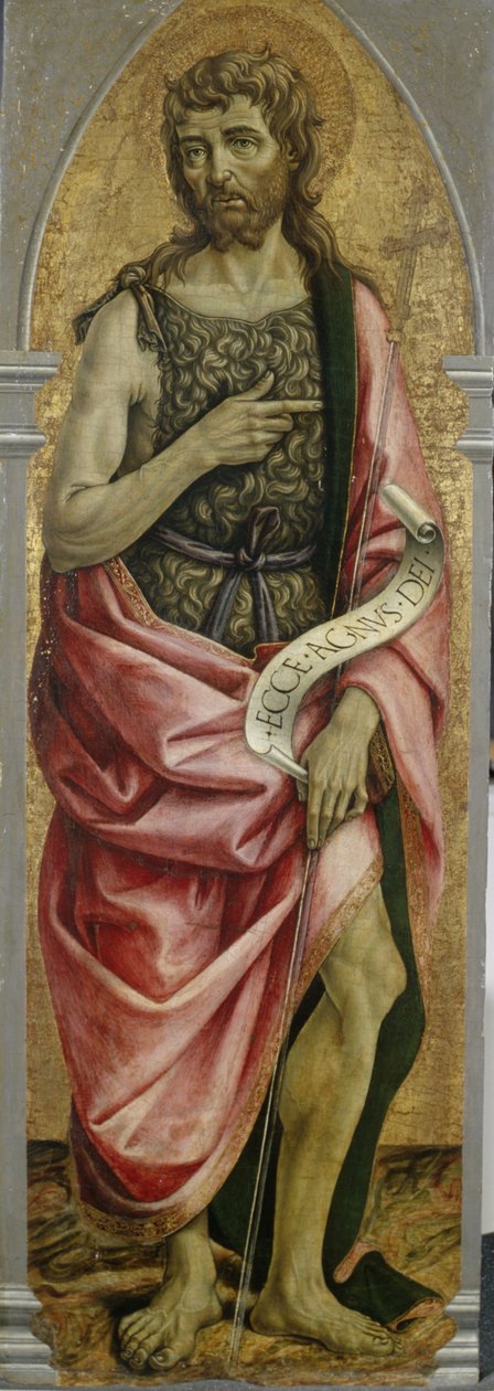 Johannes der Täufer von Master of the Gardner Annunciation Master of the Gardner Annunciation