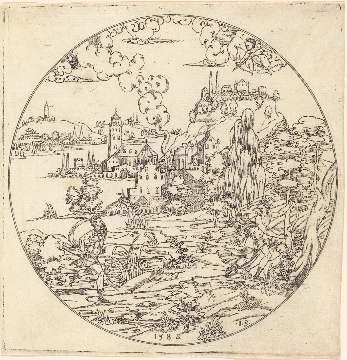 Neptun und Arethusa von Master IS.