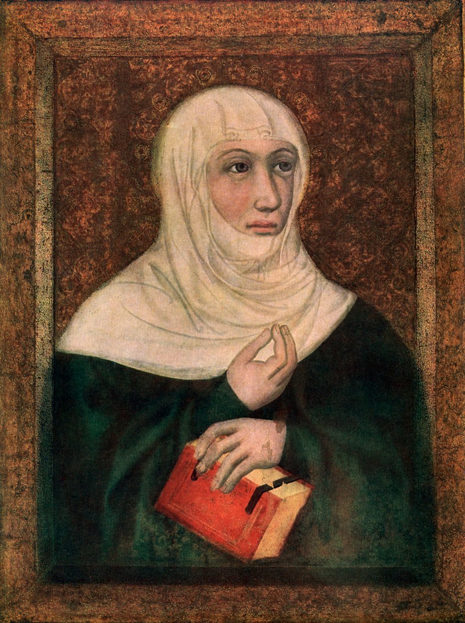 St. Klara, 1365-1367 1955 von Master Theodoric