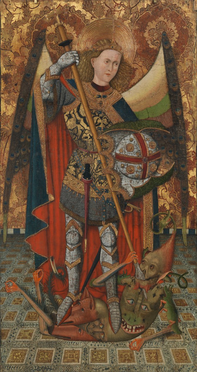 Sankt Michael, 1450-1500 von Master of Belmonte