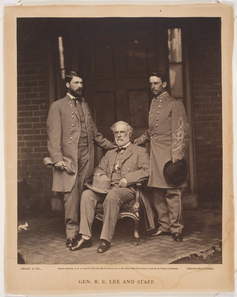 General Robert E. Lee und Stab von Mathew B. Brady