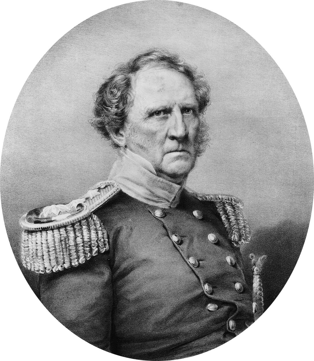 Generalmajor Winfield Scott von Mathew B. Brady