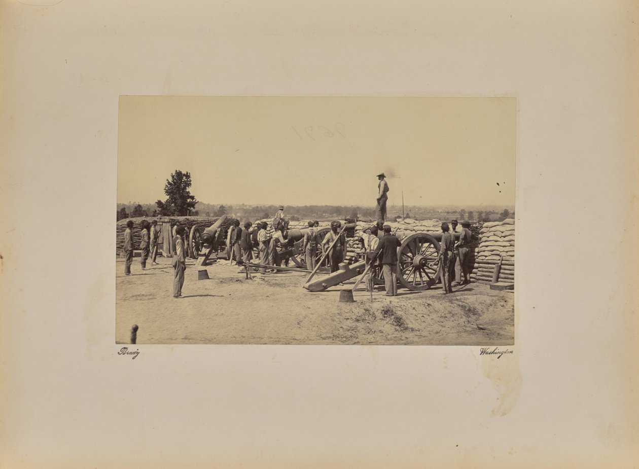 Kapitän [unleserlich] Batterie von Mathew B. Brady