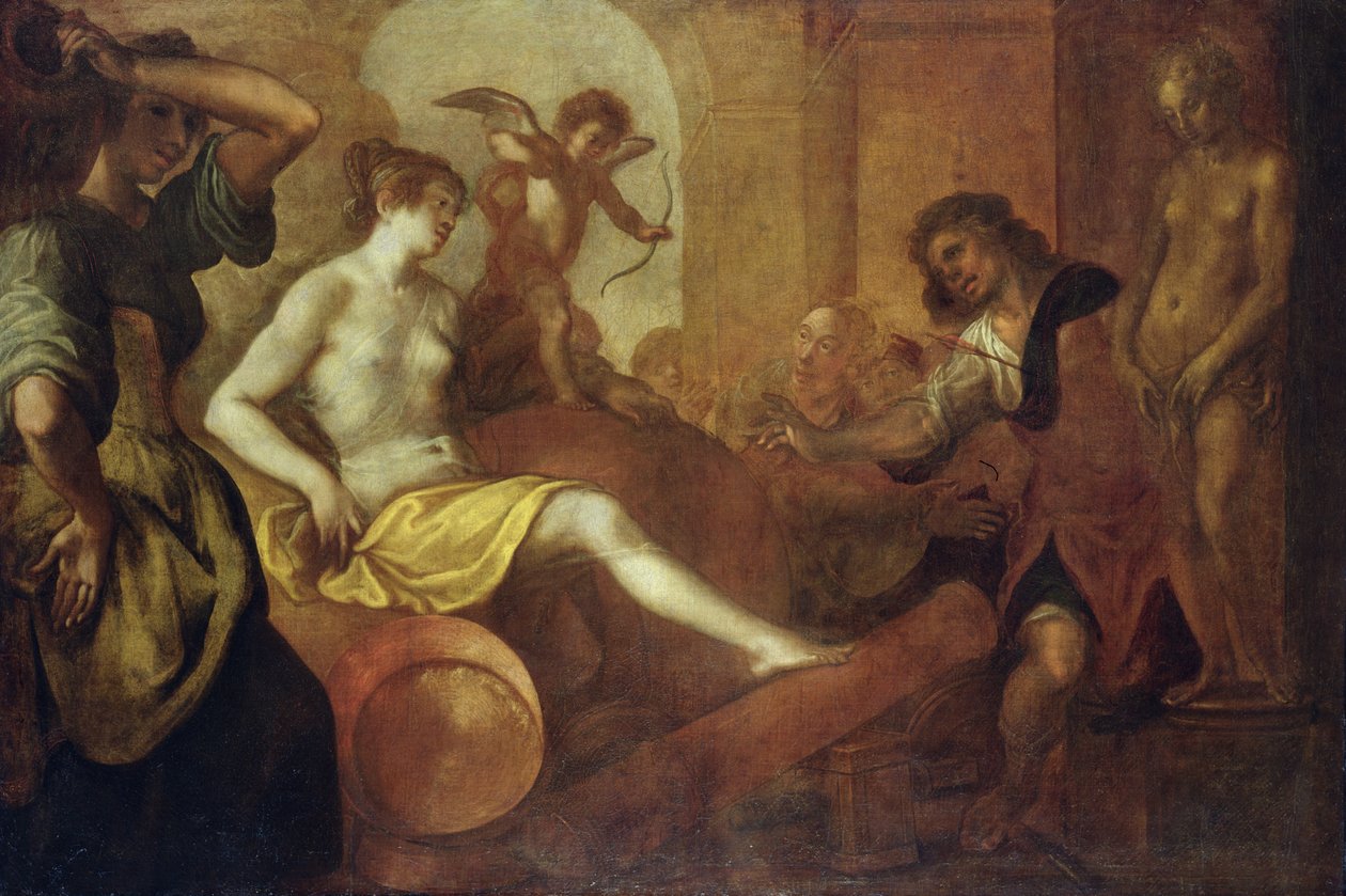 Venus in Pygmalions Werkstatt von Mattaeus Gundelach