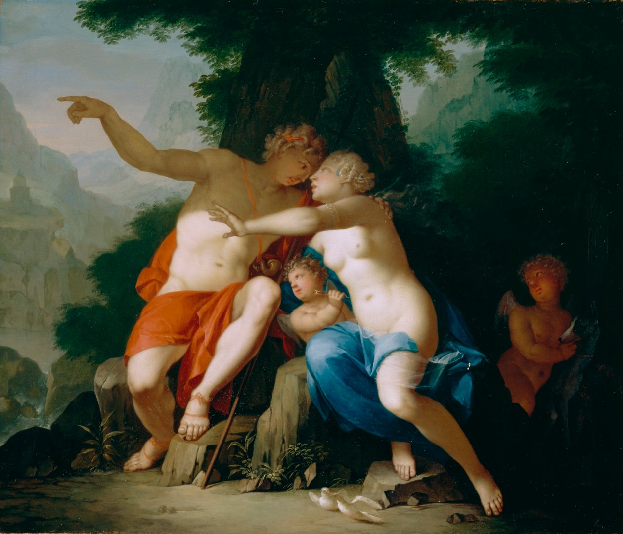 Venus und Adonis von Mattheus Terwesten