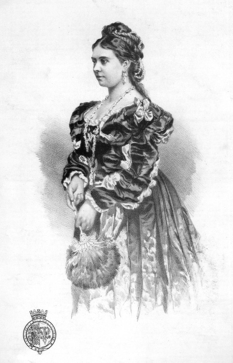 Die Kronprinzessin von Deutschland, 1877 von Matthews and Son