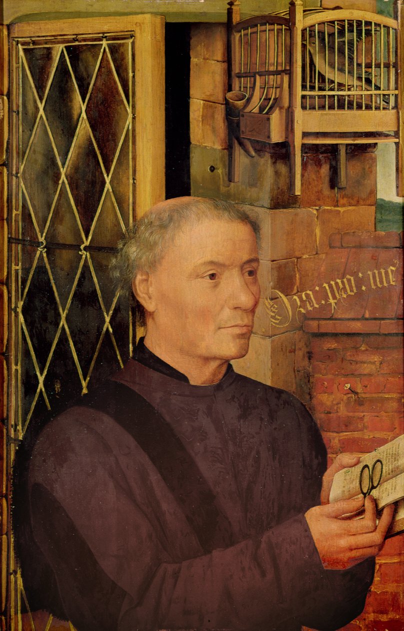 Porträt eines Patrons von Matthias Grünewald