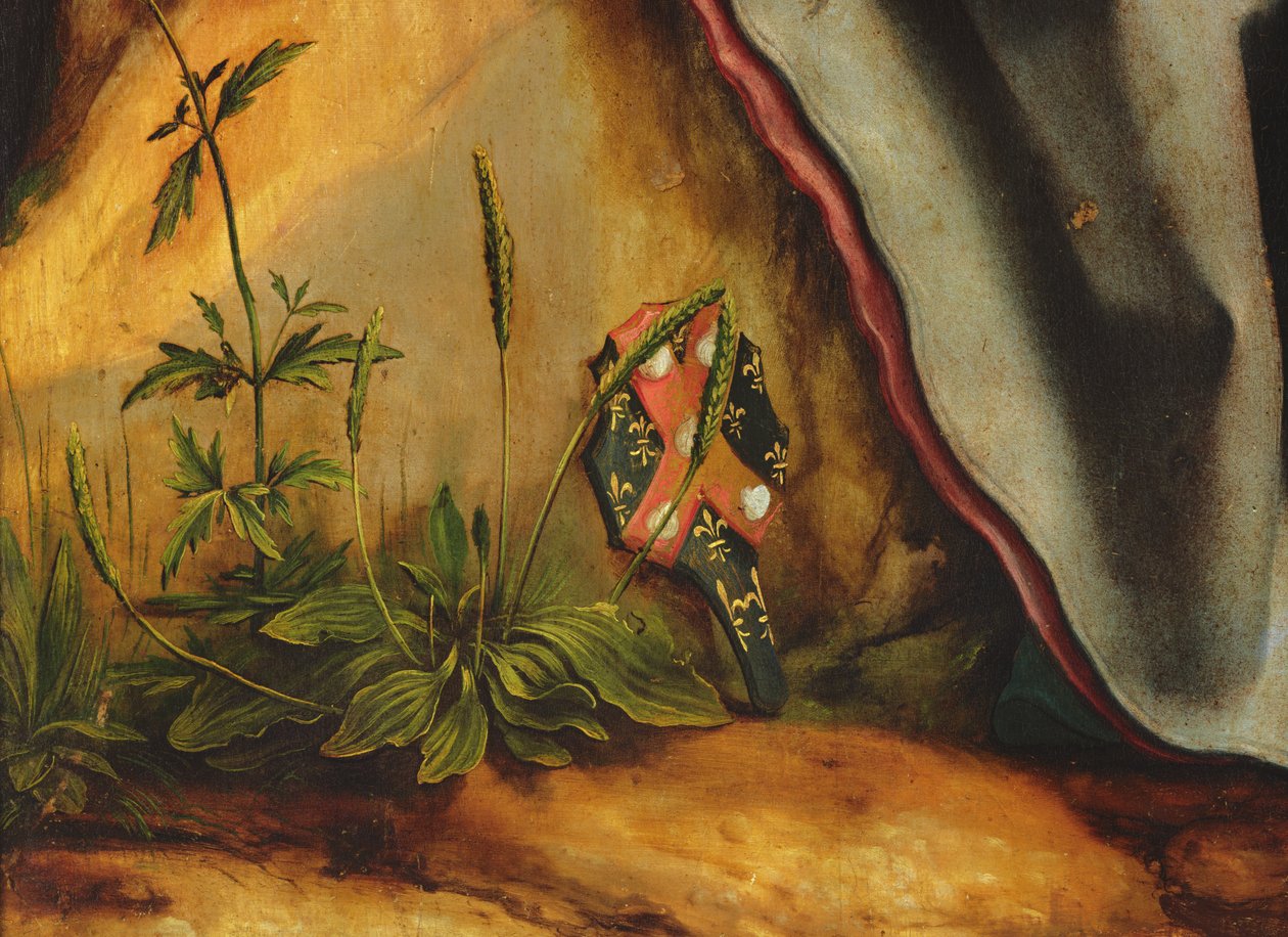 Isenheimer Altar (Detail) des Wappens von Guido Gersi von Matthias Grünewald