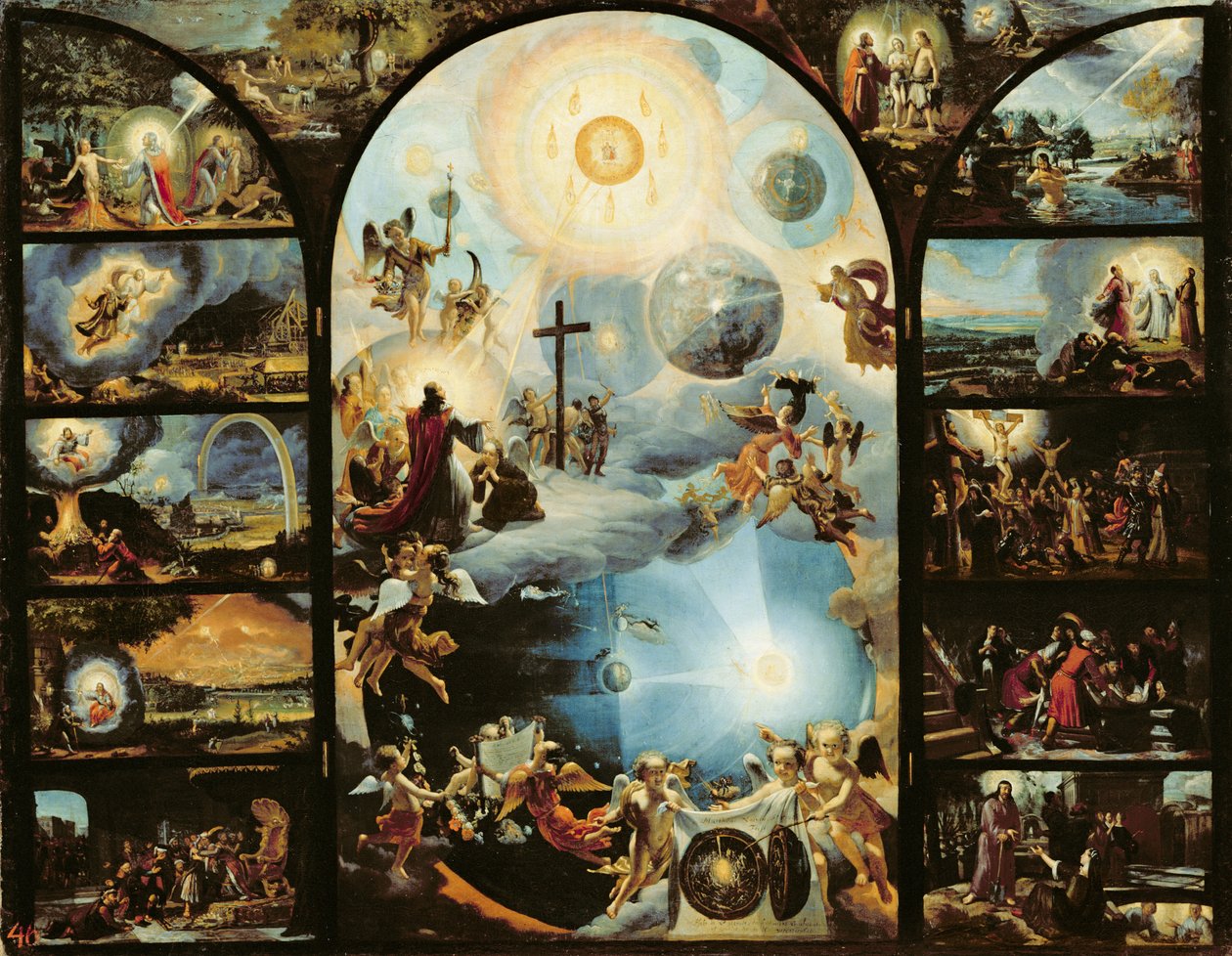 Allegorie der Schöpfung des Kosmos von Matthys Naiveu