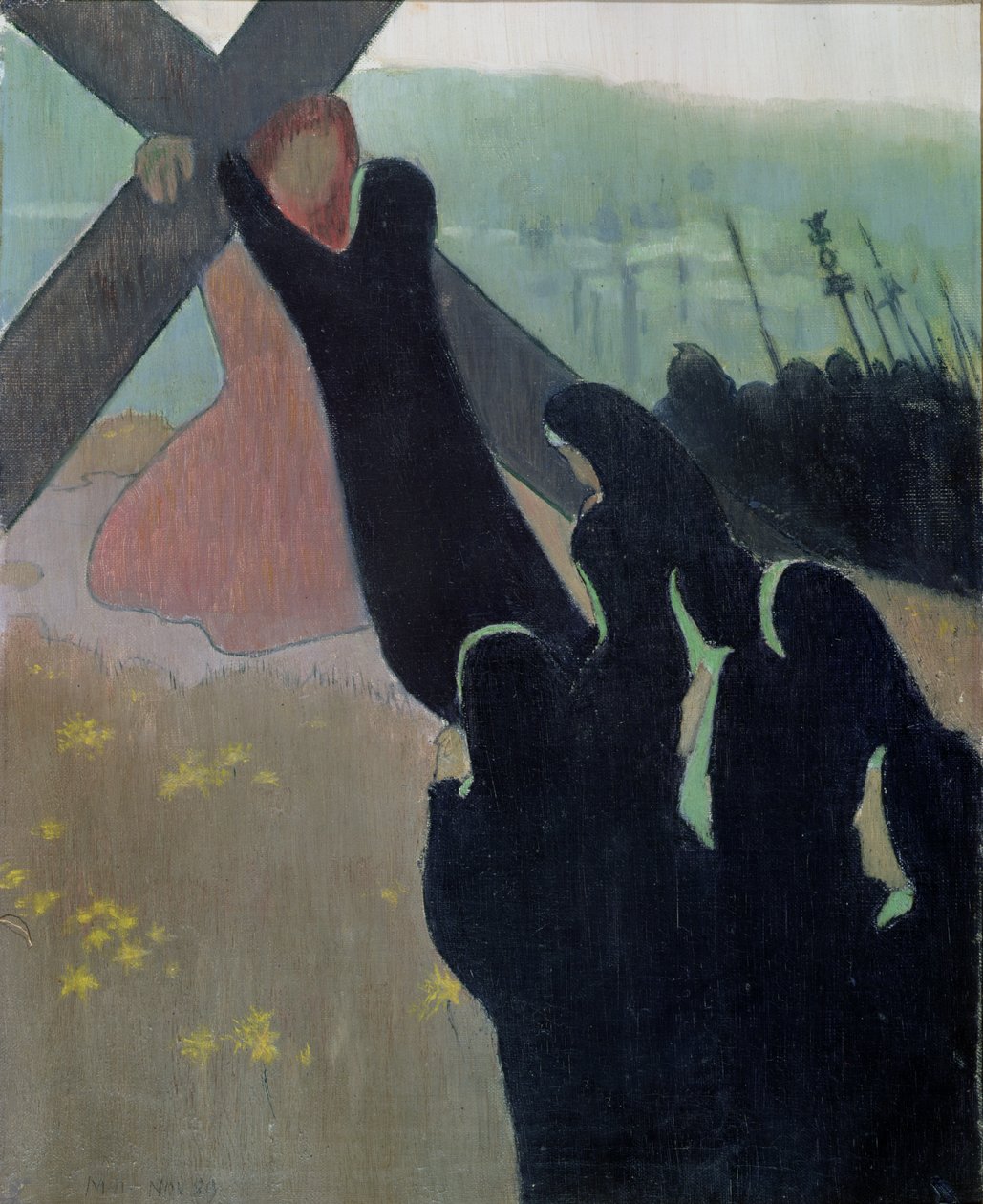 Kalvarienberg oder, Der Weg nach Kalvarienberg, 1889 von Maurice Denis