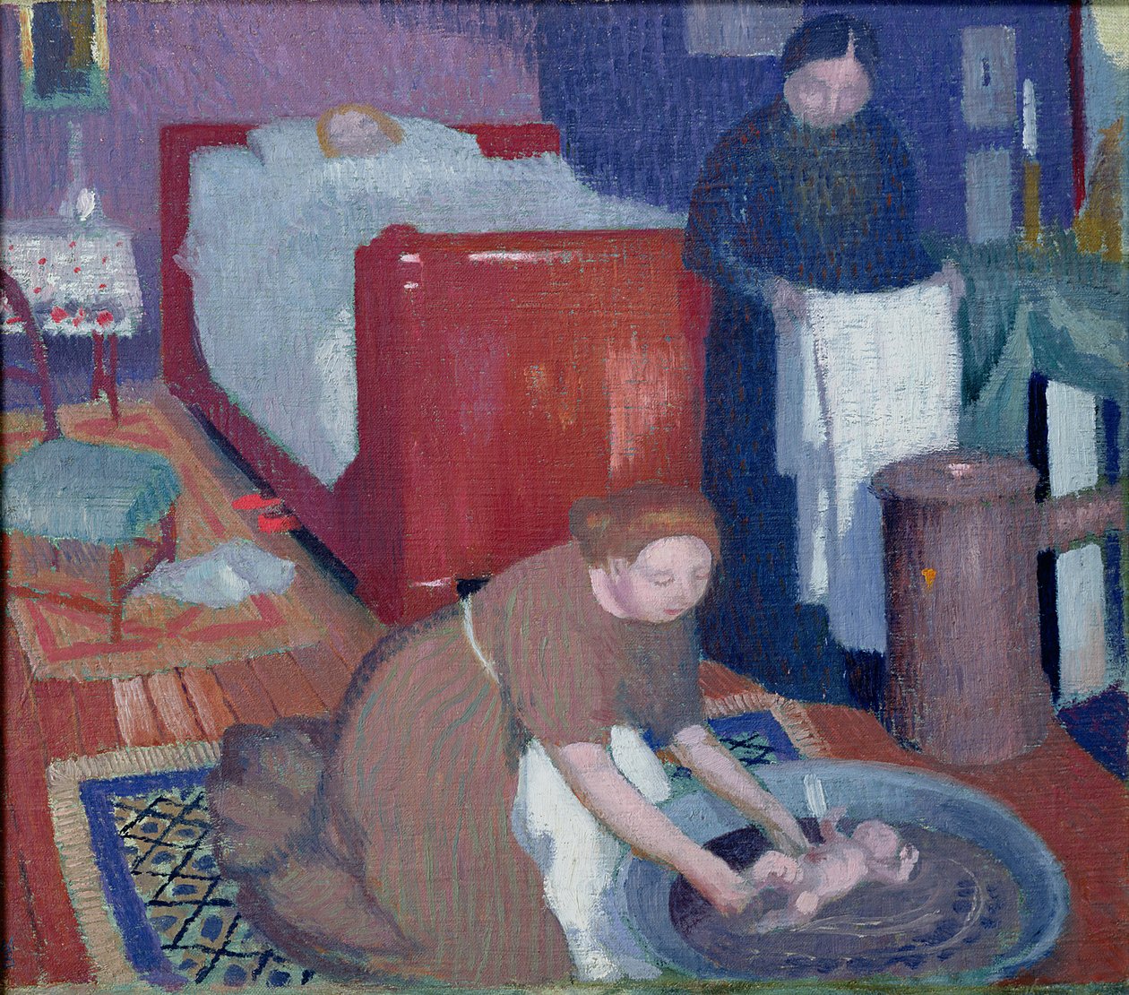 Das erste Bad, ca. 1899 von Maurice Denis