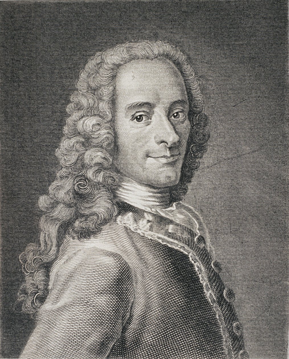 Francois Marie Arouet de Voltaire (1694-1778) von Maurice Quentin de La Tour