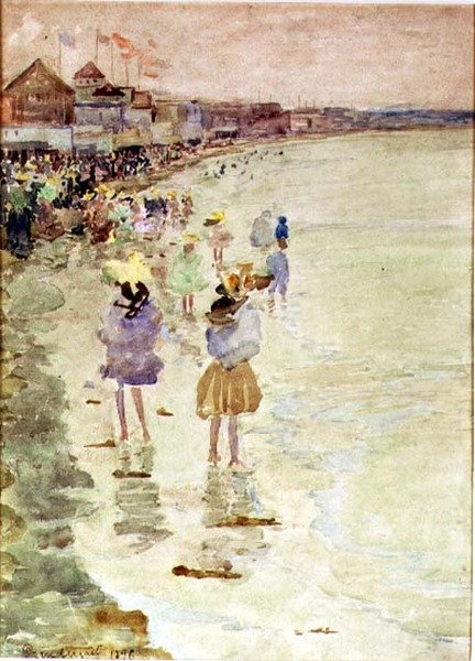 Crescent Beach von Maurice Brazil Prendergast