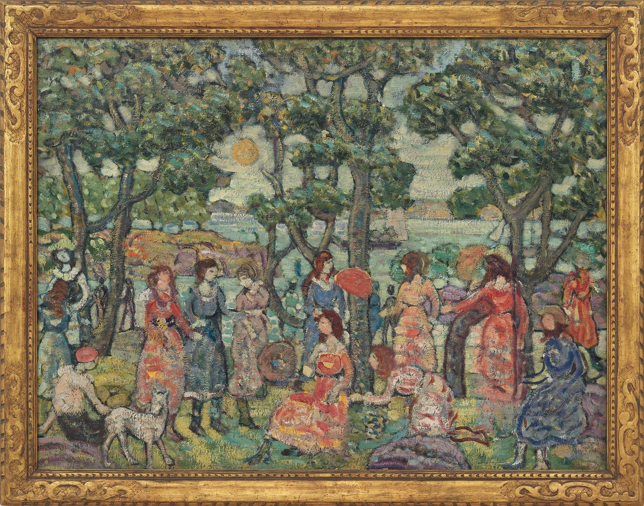 Landschaft mit Figuren, 1921 von Maurice Brazil Prendergast