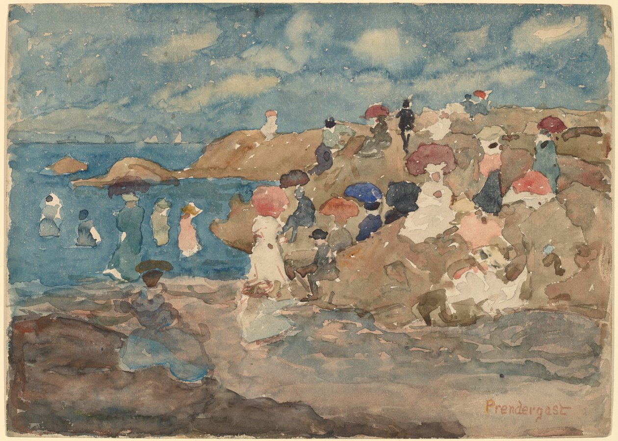 Revere Beach von Maurice Brazil Prendergast