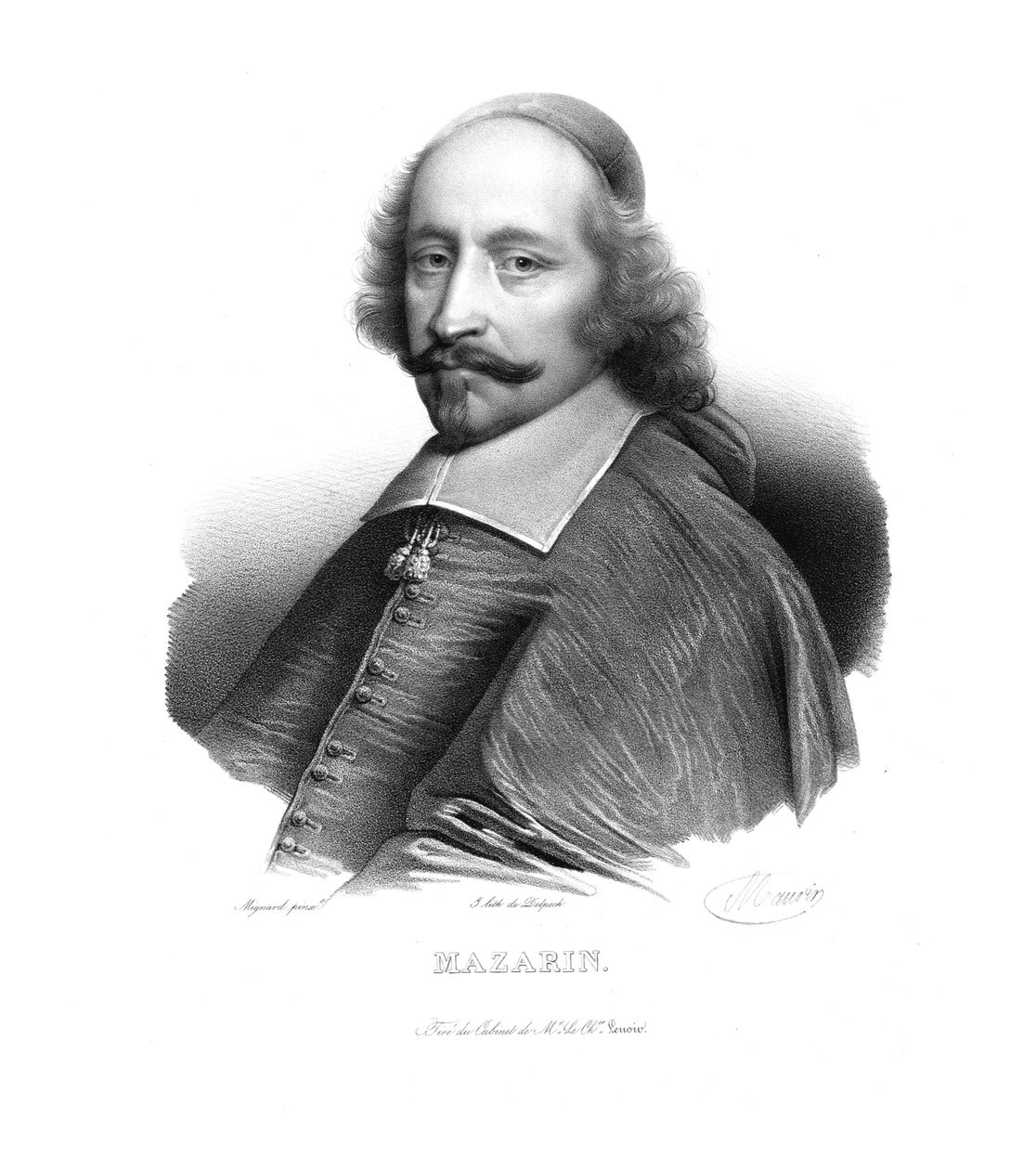 Kardinal Mazarin, ca. 1820er Jahre von Maurin