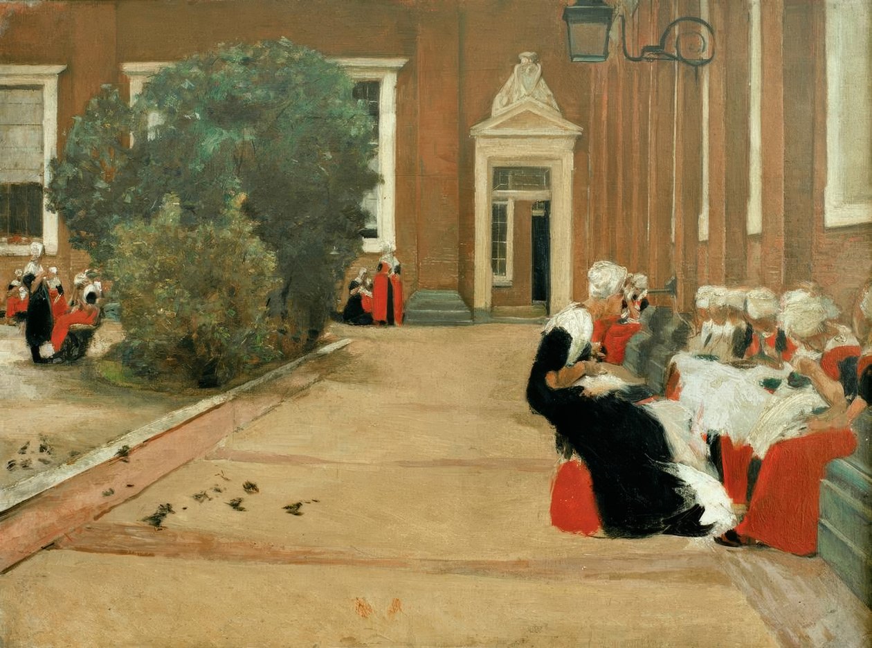 Amsterdamer Waisemädchen von Max Liebermann