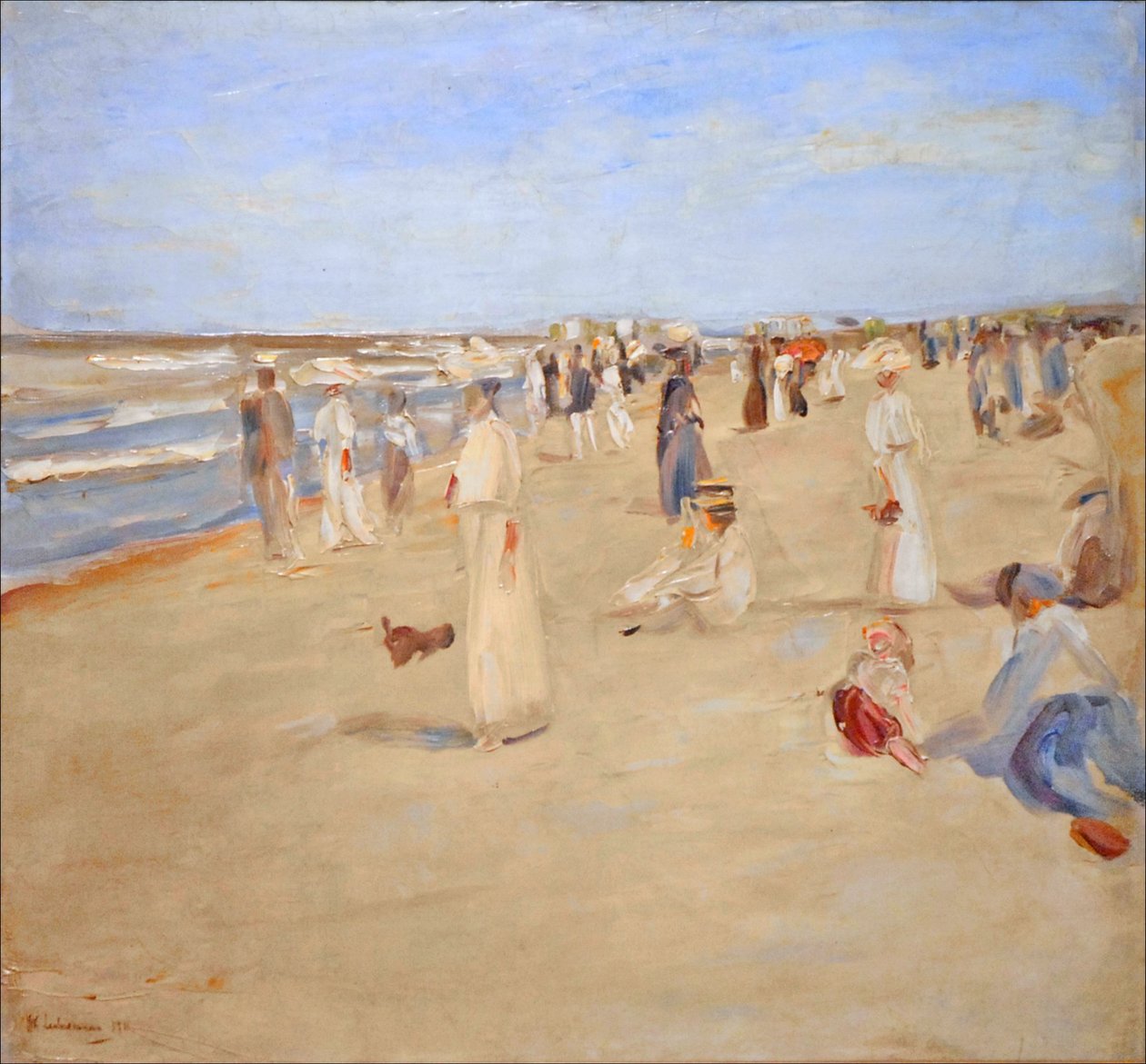 Strandbild Noordwijk von Max Liebermann