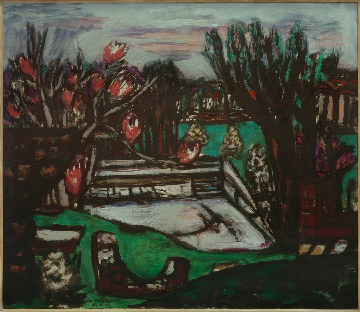 Alter Swimmingpool von Max Beckmann