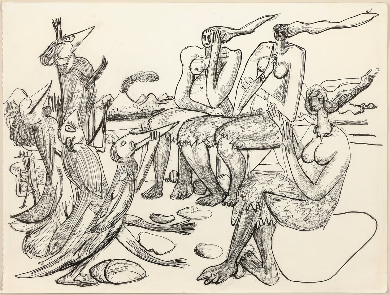 Vogelspiel von Max Beckmann