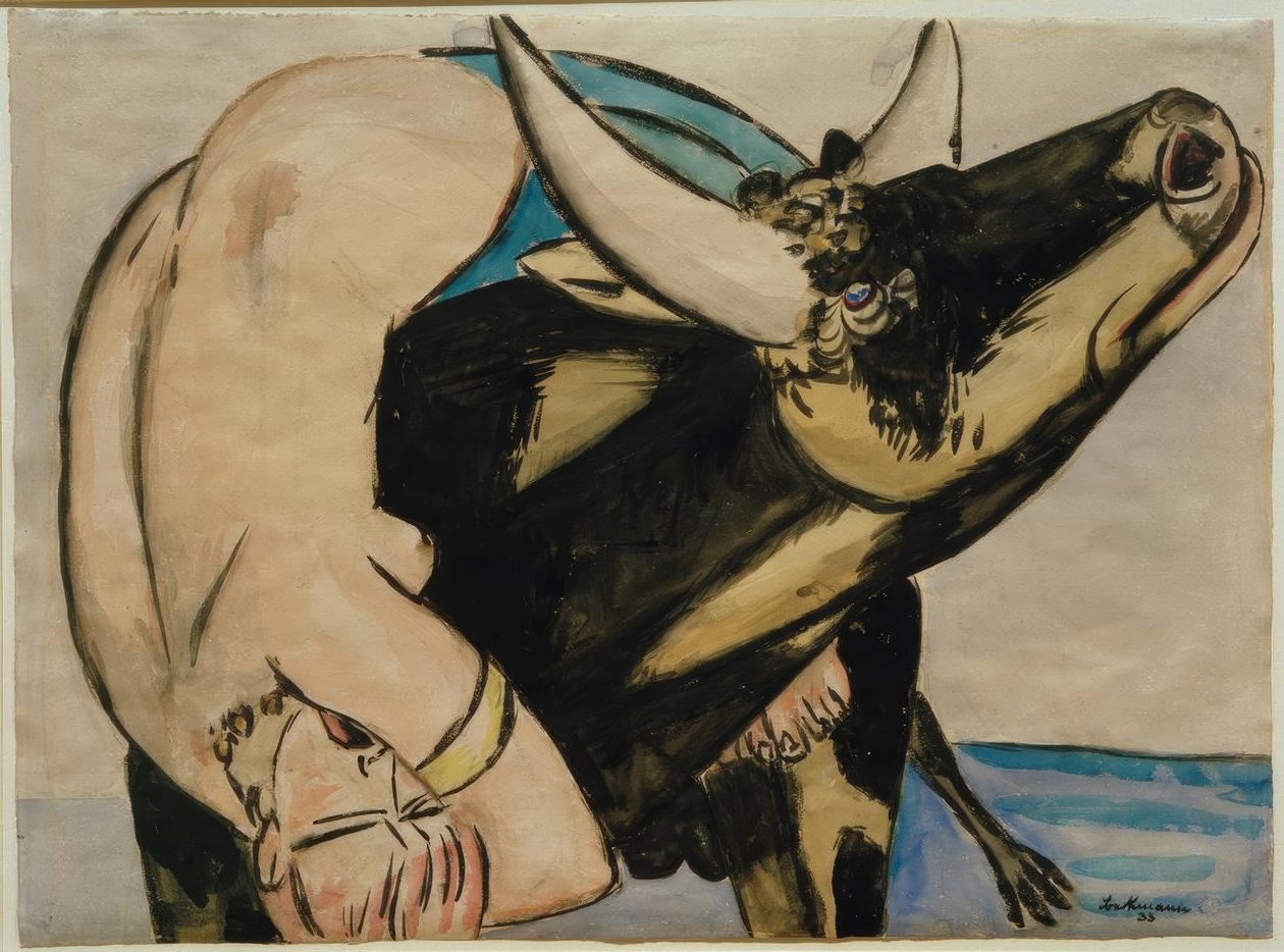 Der Raub der Europa von Max Beckmann