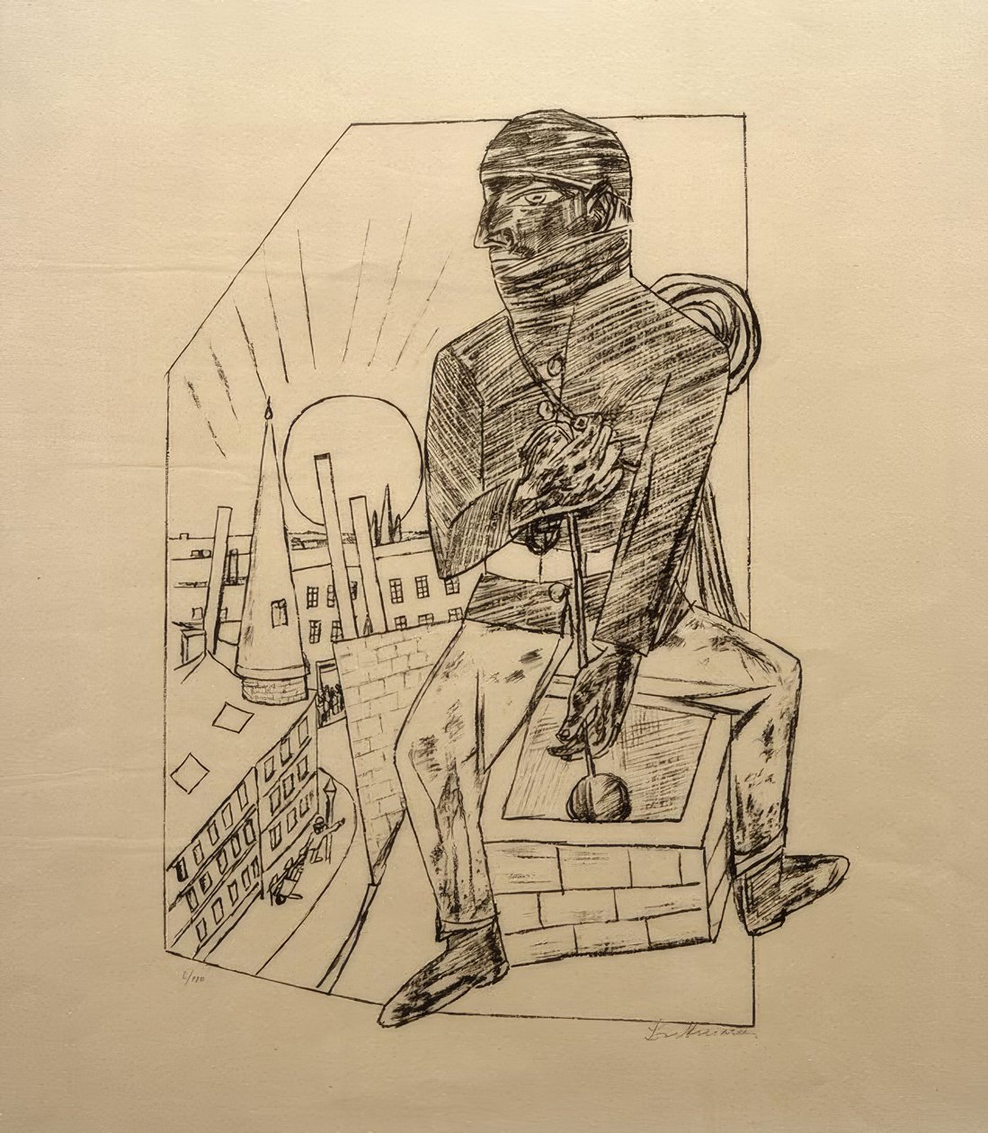 Der Schornsteinfeger von Max Beckmann