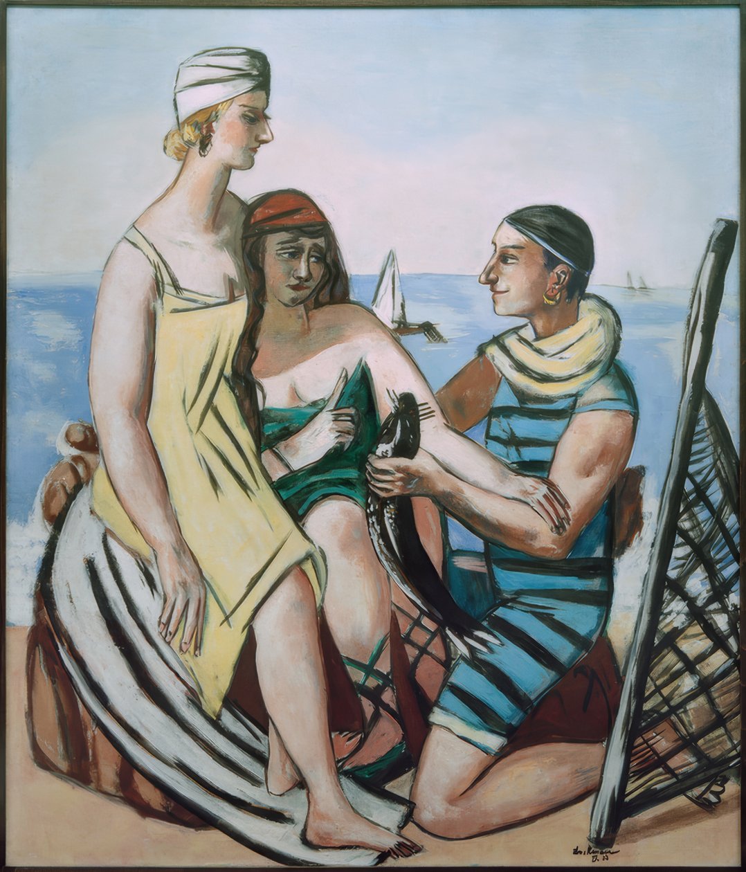 Der kleine Fisch (Der kleine Wels) von Max Beckmann