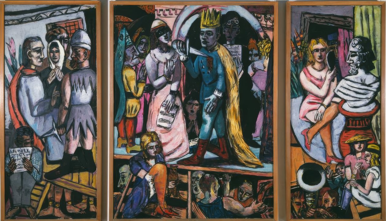 Schauspieler von Max Beckmann