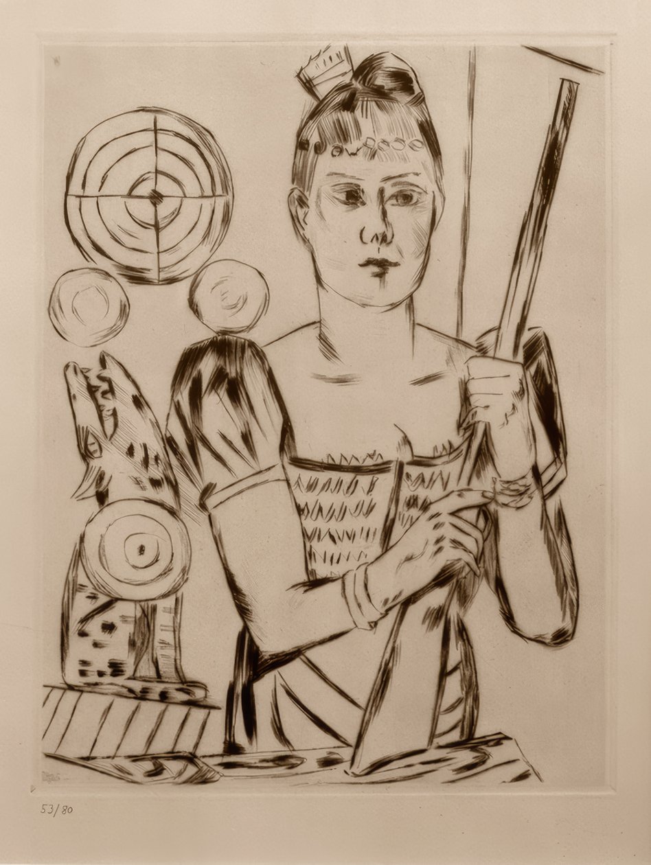Schießbude von Max Beckmann