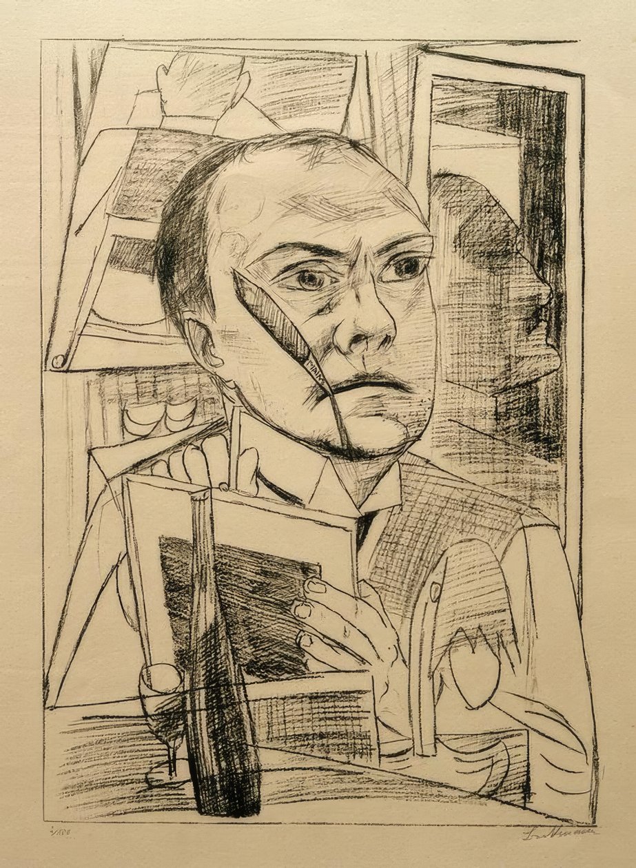 Selbst im Hotel von Max Beckmann