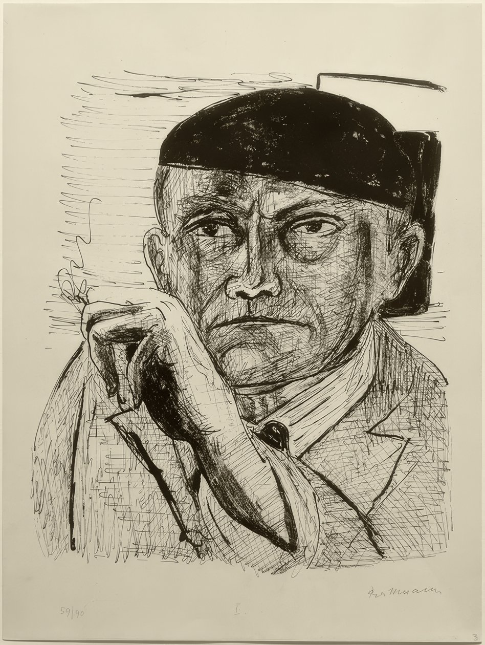 Selbstbildnis von Max Beckmann