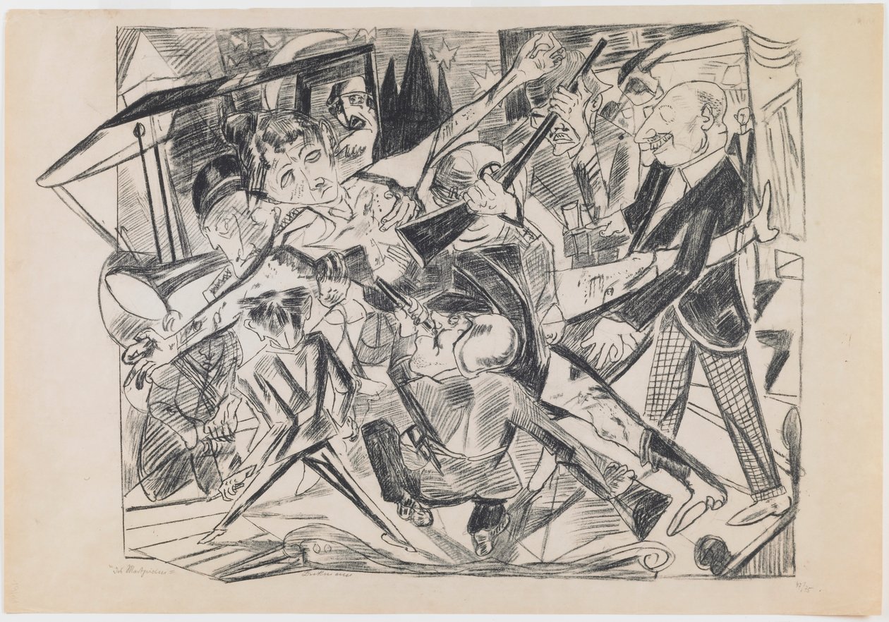 Platte 4: Martyrium von Max Beckmann