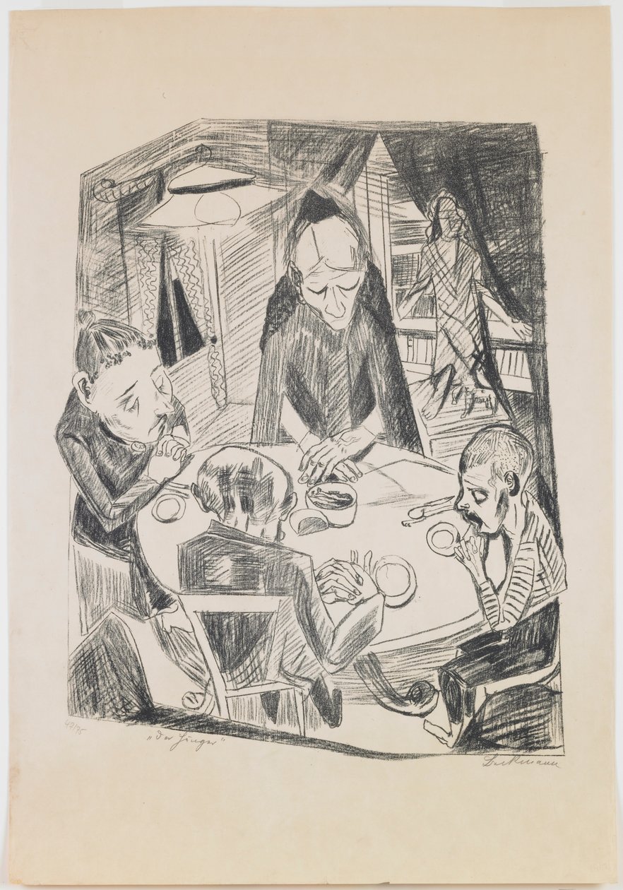 Tafel 5: Hunger von Max Beckmann