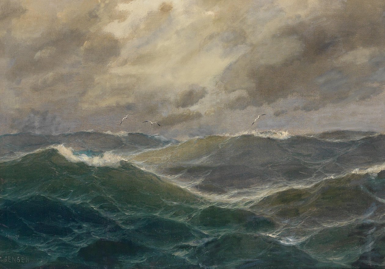 Stürmische See von Max Jensen