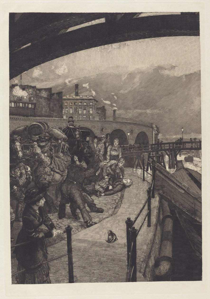 Ein Mord, 1883 von Max Klinger