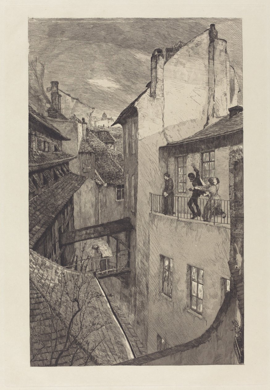 Eine Mutter I, 1883 von Max Klinger
