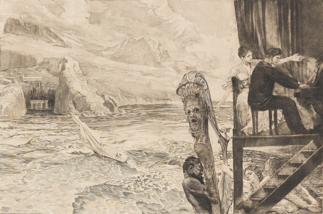 Opus XII, Brahms Phantasie, 1894 von Max Klinger