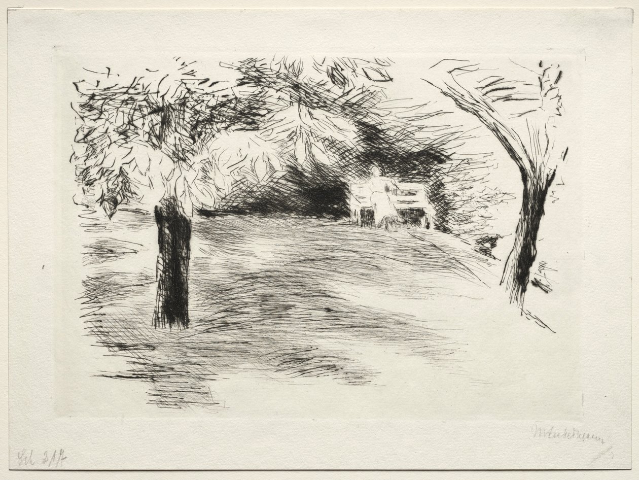 Garten in Wannsee, Deutschland von Max Liebermann